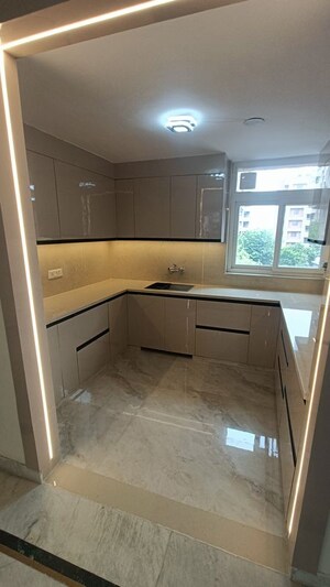 Kitchen in 3 BHK Apartment at Dwarka – for Rent