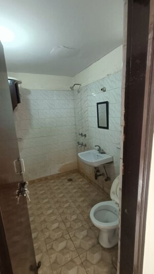 Bathroom in 3 BHK Apartment at Dwarka – for Rent