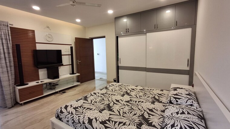 Bedroom, keerthi-westwinds 5 Bedroom 4000 Sq.Ft. Villa In Narsingi Hyderabad 10499503