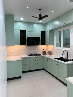 Kitchen in 3 BHK Apartment at Jayabheri The Nirvana, Gopanpally – for Rent