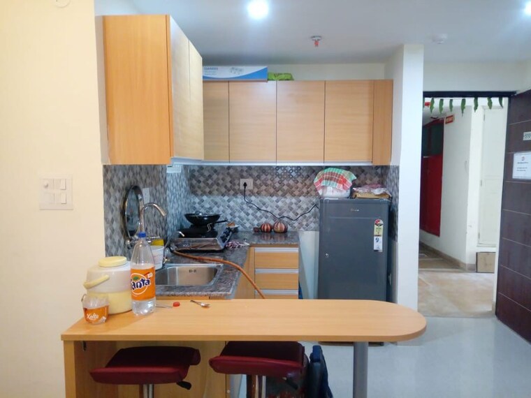 Kitchen, supertech-czar-suites Studio 450 Sq.Ft. Apartment In Omicron I Greater Noida Greater Noida 10494627