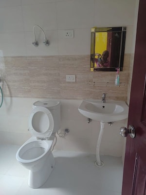 Bathroom in 2 BHK Apartment at KDP Grand Savanna, Raj Nagar Extension – for Rent