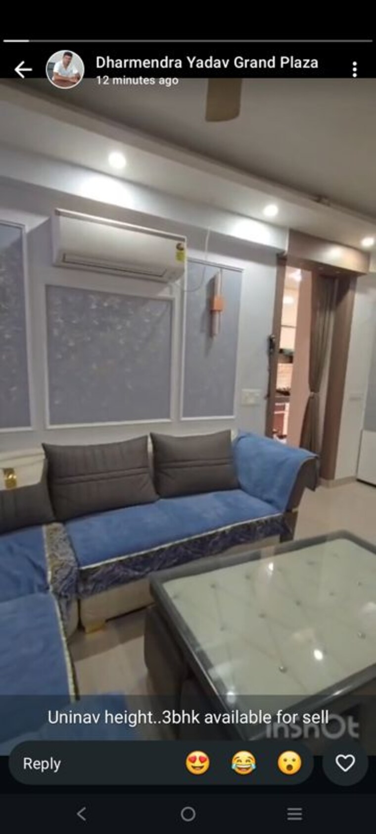 Living Room, uninav-heights-phase-i 3 Bedroom 1580 Sq.Ft. Apartment In Raj Nagar Extension Ghaziabad 10499565