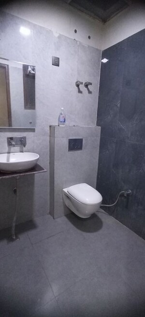Bathroom in 2 BHK Builder Floor at Niti Khand I – for Rent