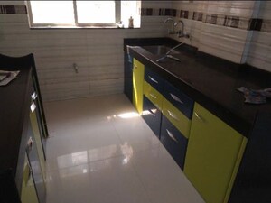Kitchen in 2 BHK Apartment at GK Rose Icon, Pimple Saudagar – for Rent