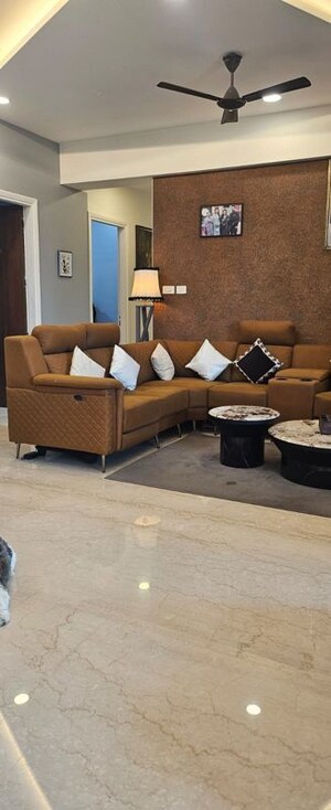 Living Room in 4 BHK Apartment at Windsor Grande Residences, Andheri West – for Rent