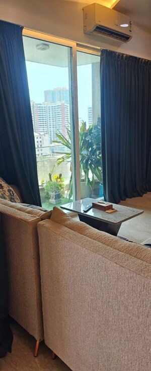 Living Room in 4 BHK Apartment at Windsor Grande Residences, Andheri West – for Rent