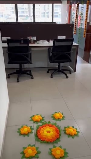 Team Area in  Office Space at Shivalik Shilp, Sanidhya – for Rent