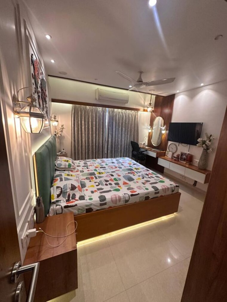 Bedroom, vasant vihar 3 Bedroom 1250 Sq.Ft. Apartment In Vasant Vihar Thane 10499814