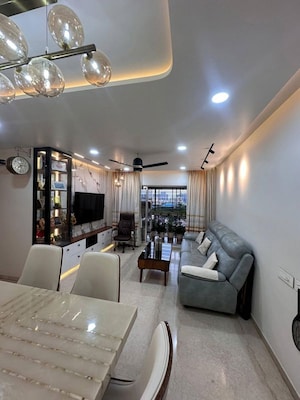 Living Room in 3 BHK Apartment at Vasant Vihar – for Rent