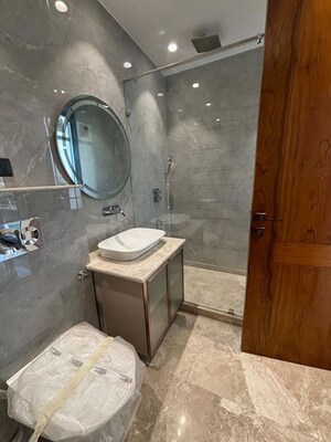 Bathroom in 4 BHK Apartment at Dwarka – for Rent