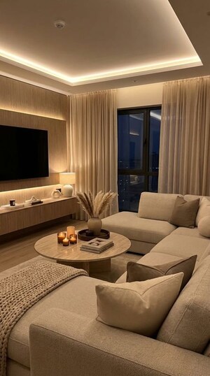 Living Room in 3 BHK Independent House at Sector 75 – for Sale