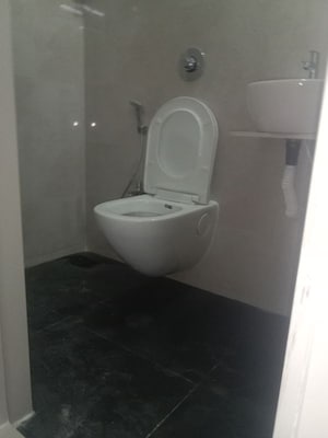 Bathroom in 1 BHK Apartment at Navkar City, Naigaon East – for Rent