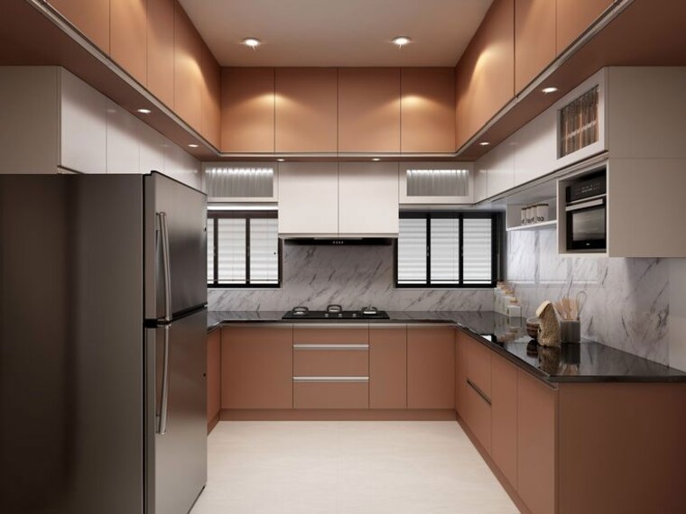 Kitchen, ottapalam  1300 Sq.Ft. Villa In Ottapalam Palakkad 10499989