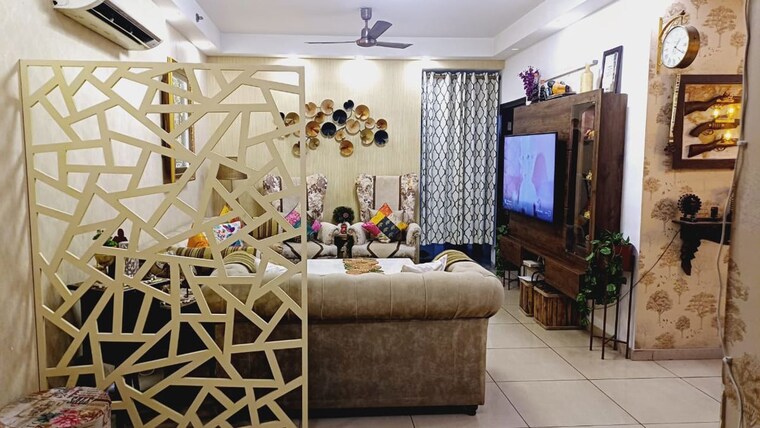 Living Room, gulshan-ikebana 3.5 Bedroom 1695 Sq.Ft. Apartment In Sector 143 Noida 10499381