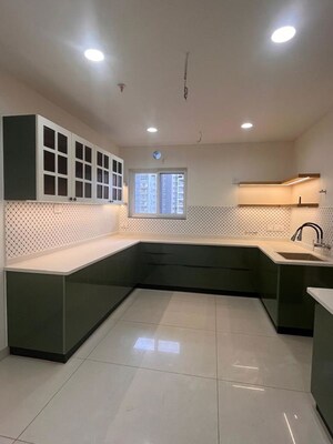 Kitchen in 3 BHK Apartment at Aparna Luxor Park, Kondapur – for Rent