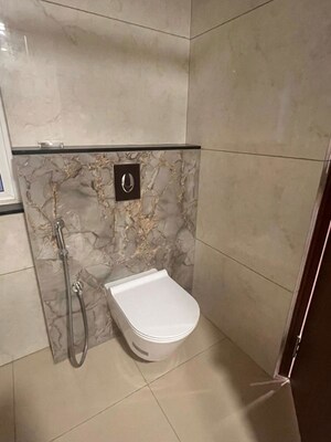 Bathroom in 3 BHK Apartment at Aparna Luxor Park, Kondapur – for Rent