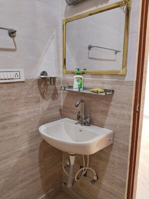 Bathroom in 3 BHK Apartment at Saket – for Rent