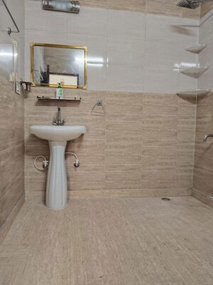 Bathroom in 3 BHK Apartment at Saket – for Rent