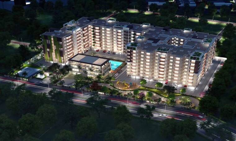 Exterior View, green-boulevard 3 Bedroom 1141 Sq.Ft. Apartment In Sarjapur Bangalore 10499919