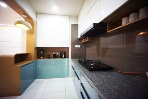 Kitchen in 3 BHK Apartment at Ghuma – for Sale