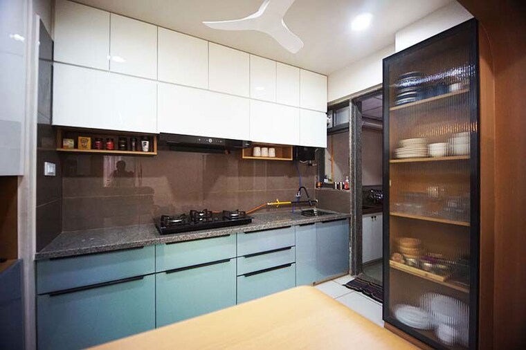 Kitchen, ghuma 3 Bedroom 1517 Sq.Ft. Apartment In Ghuma Ahmedabad 10500315