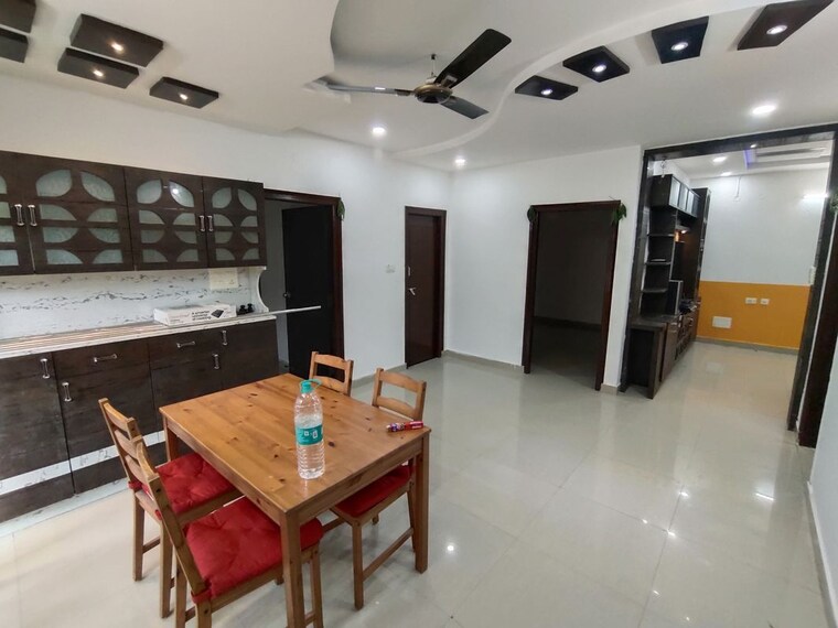 Dining area, seshaaraamam-apartment 3 Bedroom 1600 Sq.Ft. Apartment In Gachibowli Hyderabad 10499877