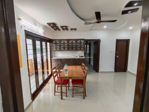 Dining area in 3 BHK Apartment at Seshaaraamam Apartment, Gachibowli – for Rent