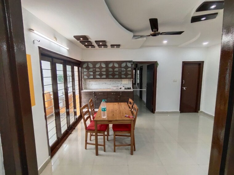 Dining area, seshaaraamam-apartment 3 Bedroom 1600 Sq.Ft. Apartment In Gachibowli Hyderabad 10499877
