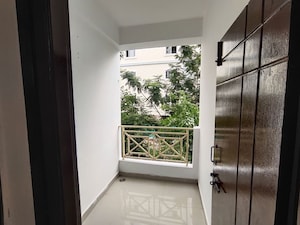 Balcony in 3 BHK Apartment at Seshaaraamam Apartment, Gachibowli – for Rent