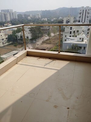 Balcony in 3 BHK Apartment at Aditya Nisarg Palms, Bavdhan – for Rent