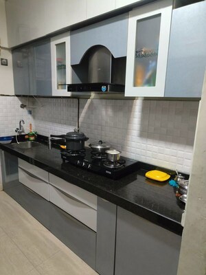 Kitchen in 2.5 BHK Apartment at Rosa Gardenia, Ghodbunder Road – for Sale
