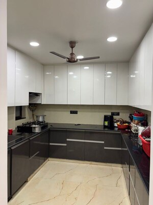 Kitchen in 3 BHK Apartment at Dwarka – for Rent