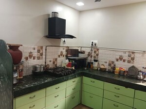 Kitchen in 3 BHK Apartment at Prabhadevi – for Sale