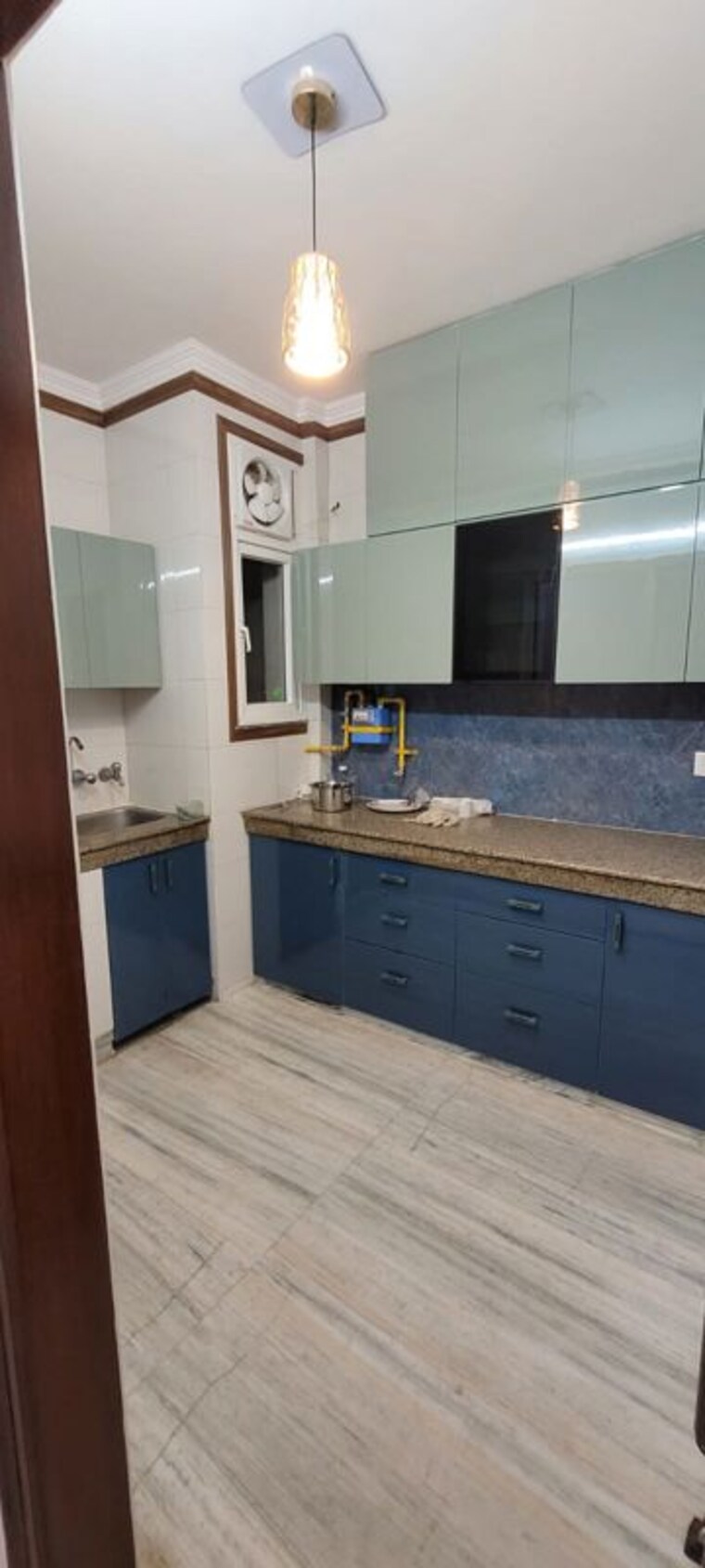 Kitchen, chittaranjan park 3 Bedroom 1800 Sq.Ft. Builder Floor In Chittaranjan Park Delhi 10500434