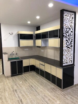 Kitchen in 1 BHK Builder Floor at AJS Heights, Indrapuram – for Rent