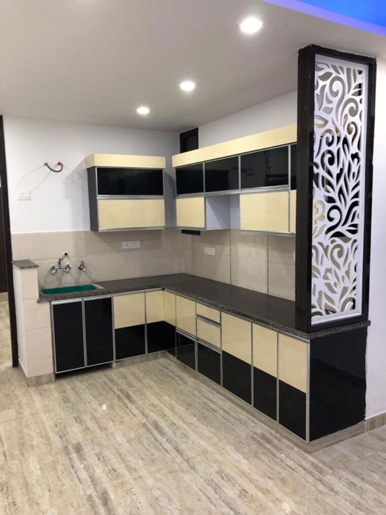 Kitchen, ajs-heights 1 Bedroom 650 Sq.Ft. Builder Floor In Indrapuram Ghaziabad 10500479