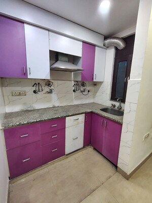 Kitchen in 2 BHK Builder Floor at AJS Heights, Indrapuram – for Rent