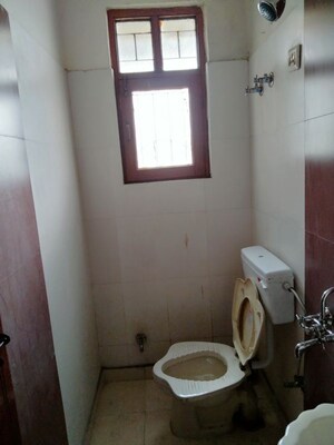 Bathroom in 1 RK Builder Floor at Raj Nagar Extension – for Rent