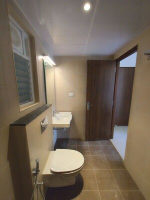 Bathroom in 2 BHK Apartment at Adarsh Greens, Kogilu – for Rent