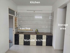 Kitchen in 2 BHK Apartment at Vaishnodevi Circle – for Rent
