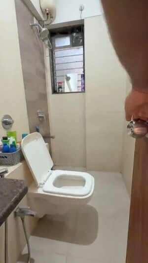 Bathroom in 3 BHK Apartment at Nisarg CHS Chembur, Chembur – for Rent