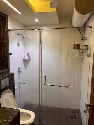 Bathroom in 3 BHK Builder Floor at Greater Kailash I – for Rent