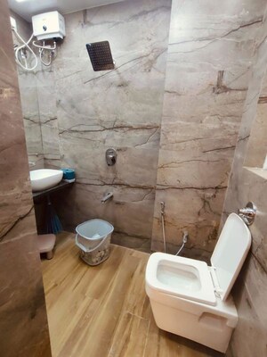 Bathroom in 2 BHK Apartment at Ashish Sahyadri, Malad East – for Rent