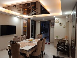 Living Room in 3 BHK Builder Floor at Unitech South City II, Sector 50 – for Rent