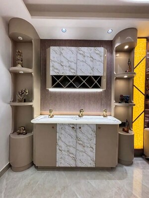 Living Room in 4 BHK Builder Floor at Uttam Nagar – for Sale
