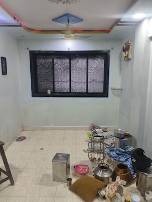 Living Room in 1 BHK Apartment at New Tulsi Shyam CHS, Kalyan West – for Rent