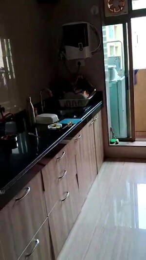 Kitchen in 2 BHK Apartment at Sheth Vasant Oasis, Andheri East – for Rent
