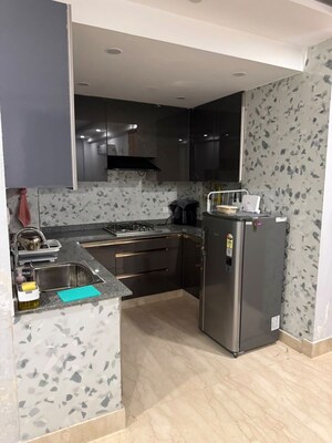 Kitchen in 1 BHK Builder Floor at Malviya Nagar – for Rent