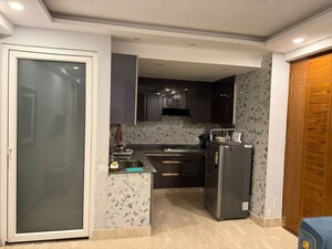 Kitchen in 1 BHK Builder Floor at Malviya Nagar – for Rent
